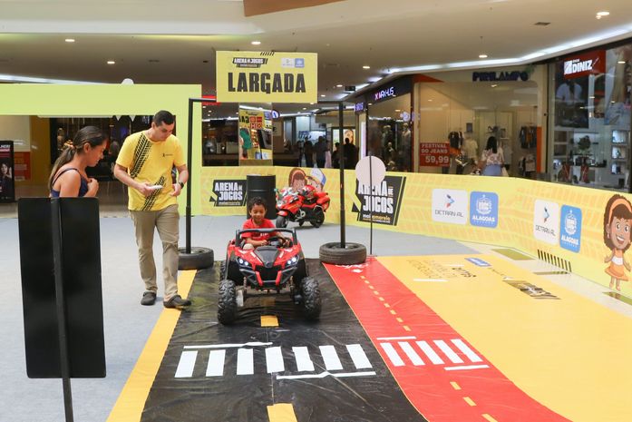 Maio Amarelo: Arena de Jogos leva atividades educativas sobre segurança no trânsito
