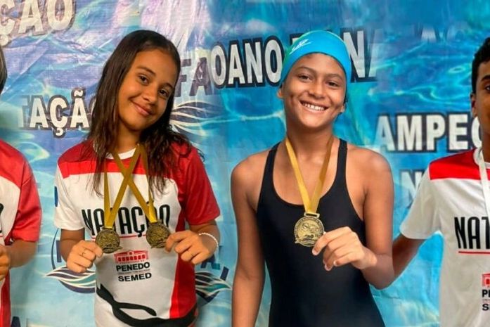 Estudantes da Semed Penedo conquistam medalhas no Campeonato Alagoano Verão de Natação