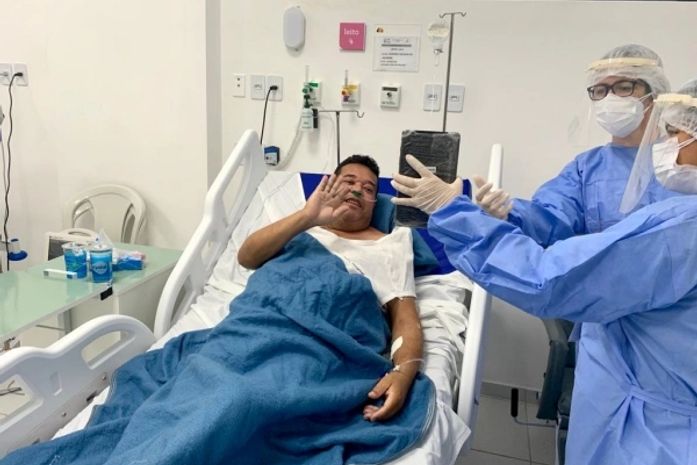 Manuel Messias disse que ver os familiares por vídeo melhorou seu psicológico