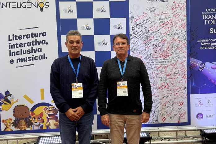 CONET: Prefeito e vice de Branquinha discutem desafios e avanços da educação em congresso no RS