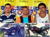 Homens são presos acusados de receptação de motos roubadas