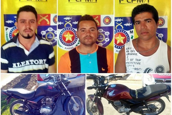 Homens são presos acusados de receptação de motos roubadas