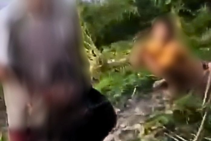 Vídeo: Homem flagrado estuprando menina de 10 anos em matagal é preso no interior de AL