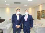 Governador recebe presidente da Câmara e defende trabalho integrado por Alagoas