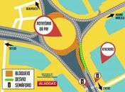 Tráfego na Avenida Durval de Góes Monteiro sofrerá desvio a partir deste sábado