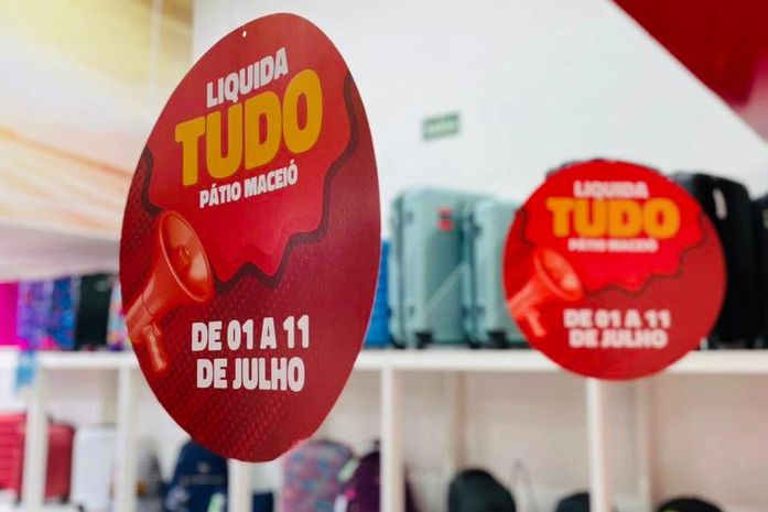 Pátio Maceió Online também entra na promoção, com descontos de 50% nas compras até R$ 150 com o cupom LIQUIDA50