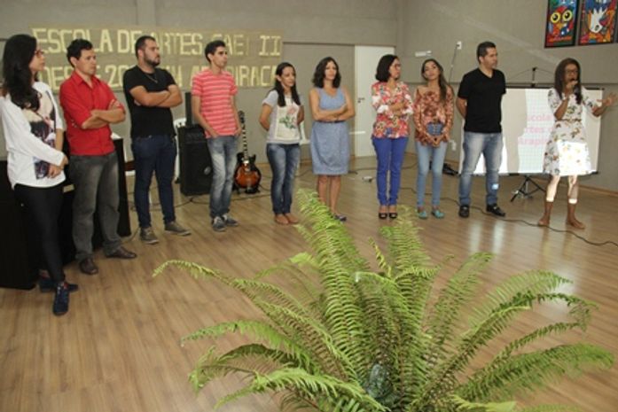 Contando com teatro, Escola de Artes realiza aula inaugural