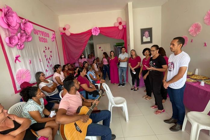 Saúde de Anadia realizou ações de prevenção da Campanha Outubro Rosa
