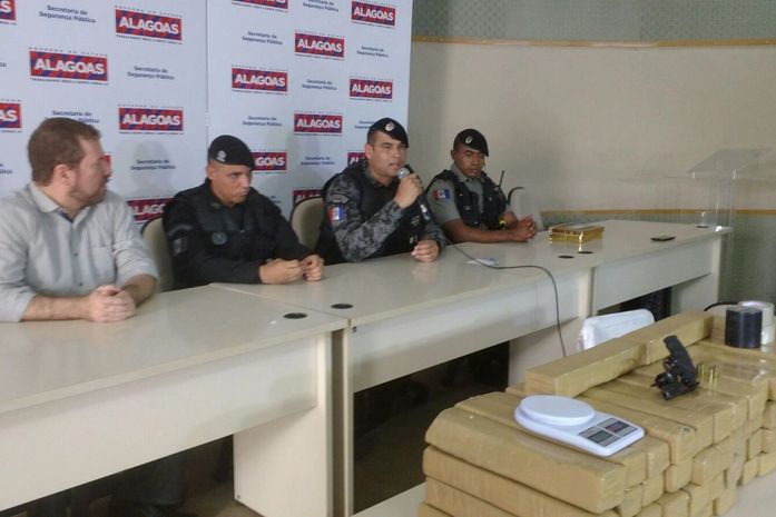 Polícia deu detahes de operação que apreendeu 124kg de maconha