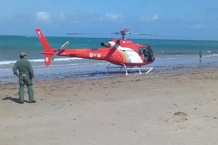 Helicóptero do Corpo de Bombeiros