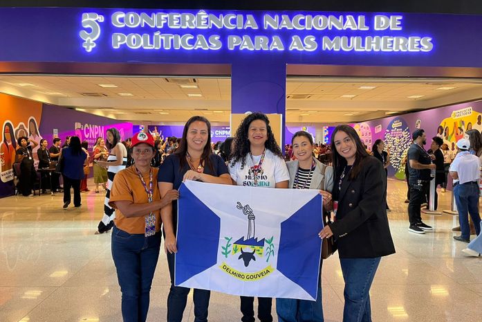 Mulheres delmirenses participam da 5ª Conferência Nacional das Mulheres em Brasília
