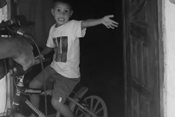 Alagoas é a barriga da Serra- diz Eizon Henrique, de 4 anos, morador do Quilombo dos Palmares,Alagoas..