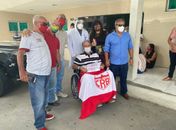 Covid-19:após mais de um mês na UTI do Hospital Maceió, ex-delegado recebe alta 