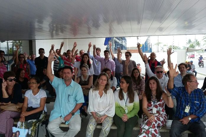 Servidores do Judiciário decidiram por greve