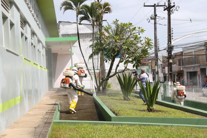 Prédios públicos de São Miguel dos Campos são higienizados