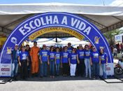 Governo e Prefeitura de Santana mobilizam sociedade para reduzir acidentes com motos