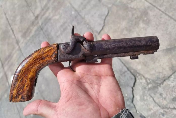 Arma de fogo recuperada