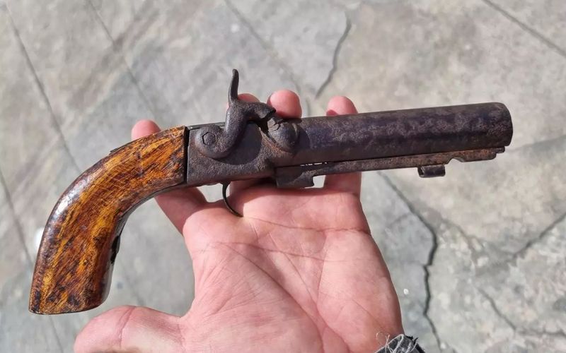 Arma de fogo recuperada