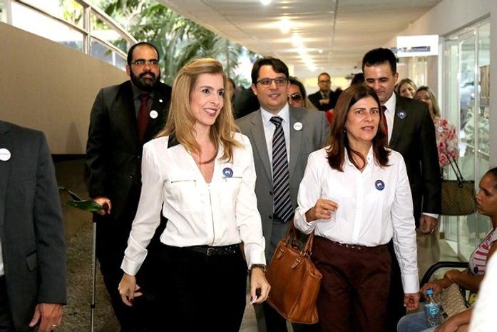 Avança OAB: Fernanda Marinela visita Fórum da capital