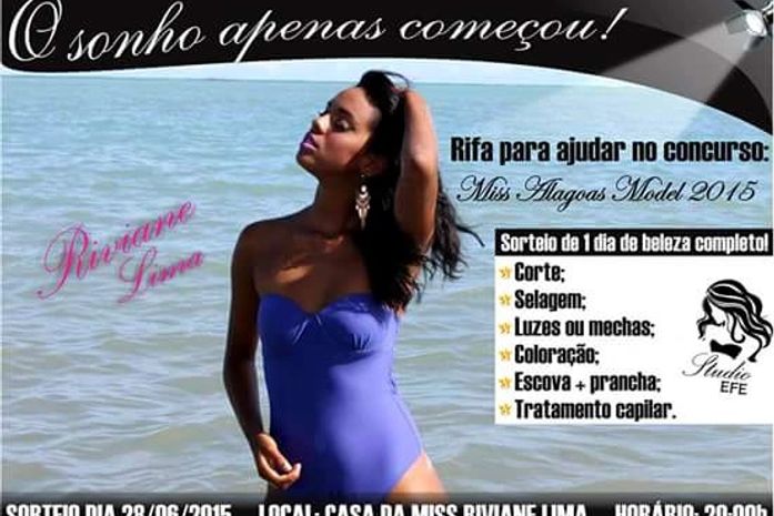 É do Pontal da Barra e representante de Alagoas no concurso Miss Brasil