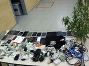 Agentes penitenciários apreendem 22 celulares e um pé de maconha durante revista no PSM