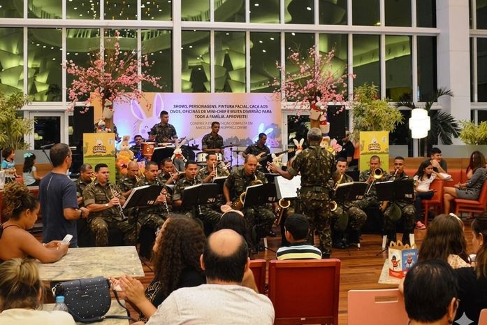 Parque Shopping Maceió recebe tocata especial da Banda do Exército
