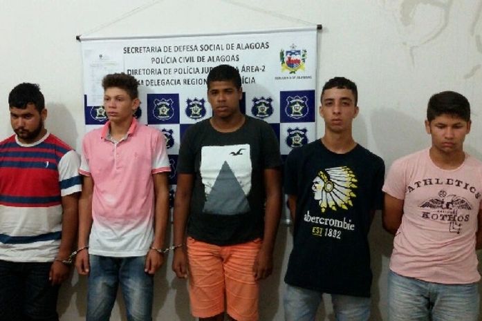 Suspeitos de furtos no Detran de Arapiraca
