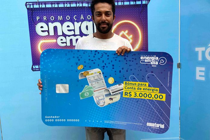 INCENTIVO À ADIMPLÊNCIA:
Veja quem são os ganhadores do 6º Sorteio da Promoção Energia em Dia da Equatorial