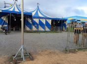 Circo está instalado na Gruta de Lourdes