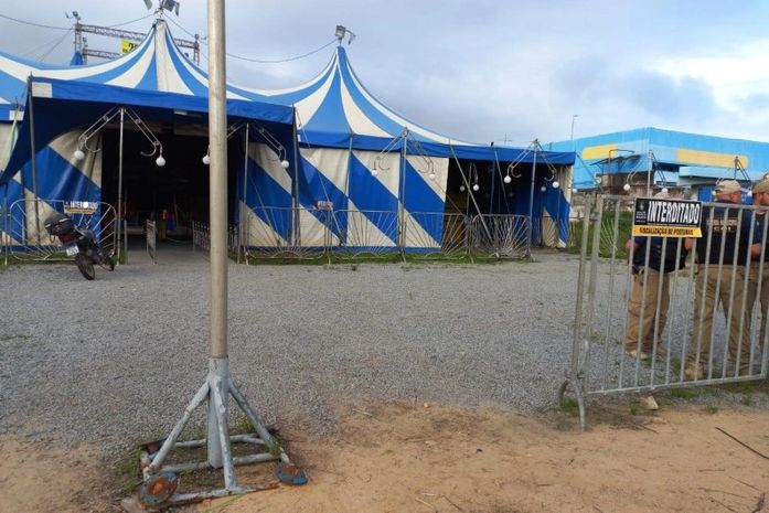 Circo está instalado na Gruta de Lourdes