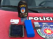 Maconha estava escondida no fogão da residência