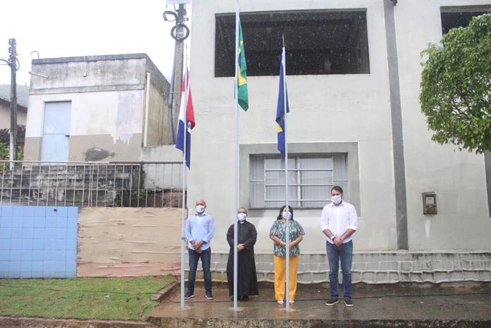 Sem aglomerações, Santana no Mundaú comemora 60 anos de emancipação política com ato cívico, missa online e entrega de obras