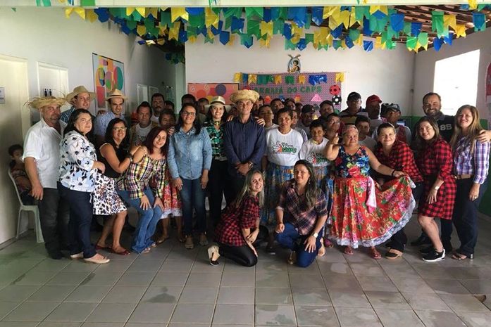 CAPS de Anadia promove animado arraiá