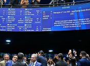Resultado da votação do Senado Federal