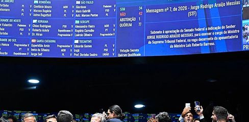 Resultado da votação do Senado Federal