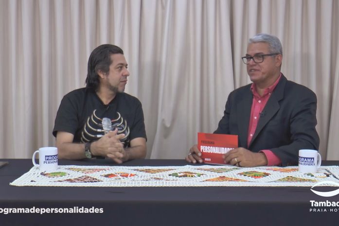 Personalidades entrevista Serginho Lamecci,
vocalista da banda Time Machine