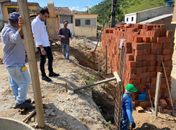 Prefeito de Santana do Mundaú vistoria obras do Centro Municipal de Educação Infantil Vivendo a Infância