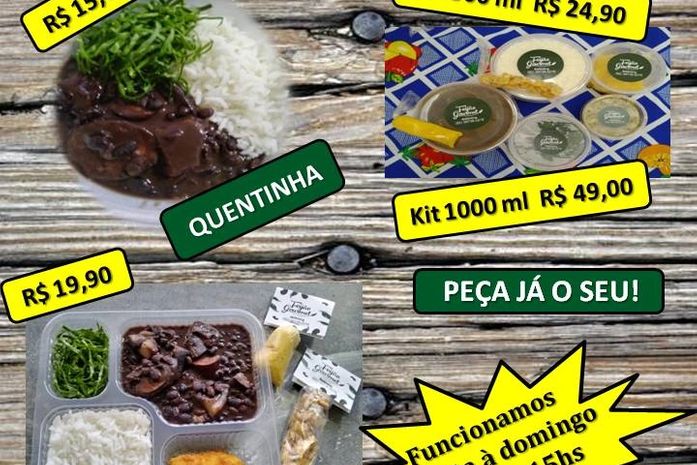 Todos os dias o Feijão Gourmet te dá independência da cozinha.