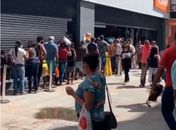 Filas no Centro
