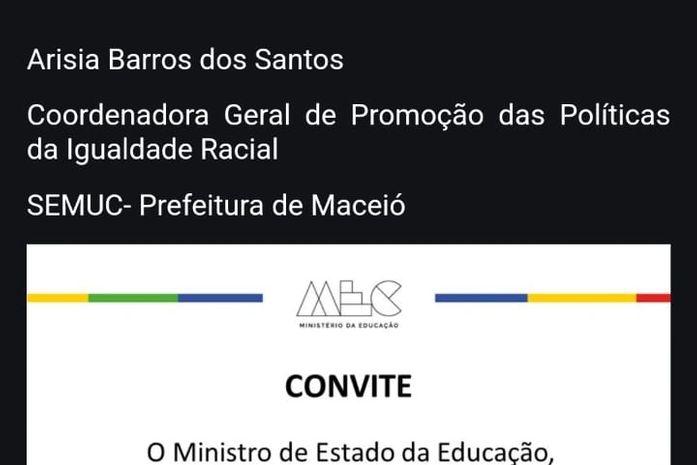 Prefeitura de Maceió recebe convite do ministro da educação, Camilo Santana para atividades, em Brasília