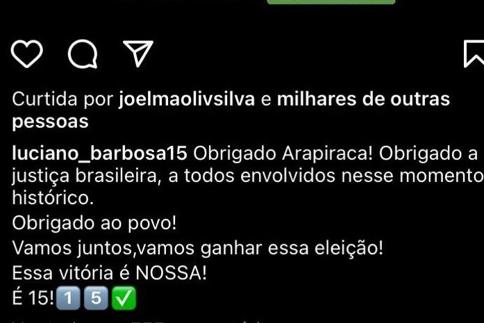 “Momento histórico”, diz Luciano Barbosa sobre julgamento do TSE