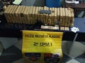 Após perseguição, polícia prende dois e apreende 50 kg de maconha