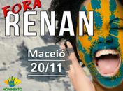 Movimento convoca "Fora Renan" em Maceió