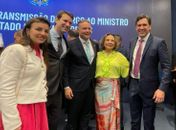 O jogo de cintura do arapiraquense Daniel Barbosa na posse de Renan Filho como ministro