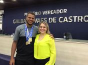  Parlamentar protocola Moção de Aplauso para o atleta