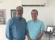 Zé Tenório junto com o deputado Sérgio Toledo traçando metas para implantar o PL em Boca da Mata