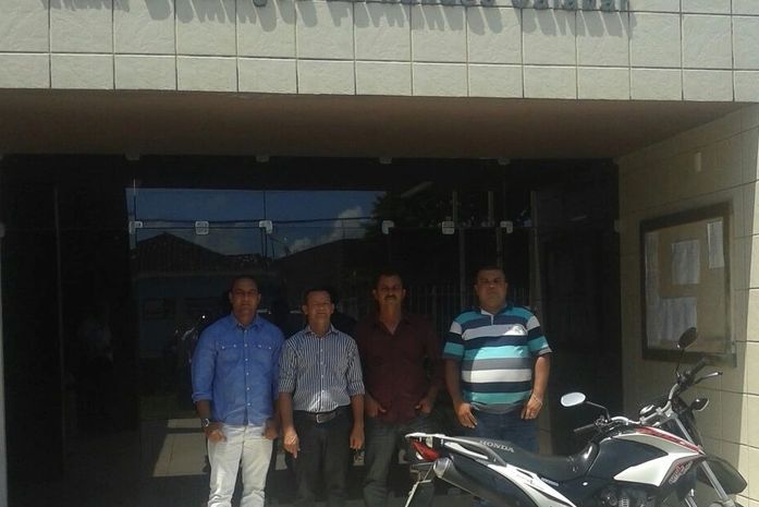 Vereadores Irmão Liuson, Zé Dunca, irmão Milson, e Hunga de Campestre