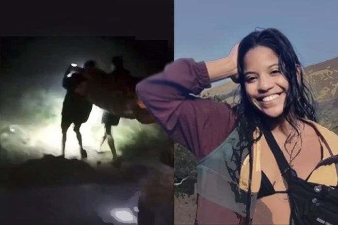 Corpo de brasileira é retirado de vulcão na Indonésia após 5 dias