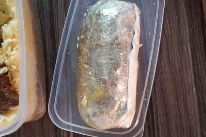 Maconha estava escondida em marmita