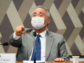 Senador Renan Calheiros na CPI da Pandemia